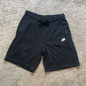 Black Nike sweat shorts